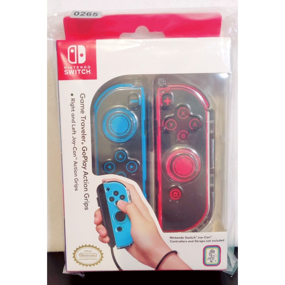 Nintendo Switch Game Traveler GoPlay Action Grip Pack Clear Case NEW
